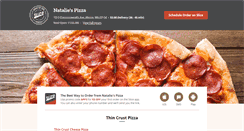 Desktop Screenshot of nataliespizzaallston.com